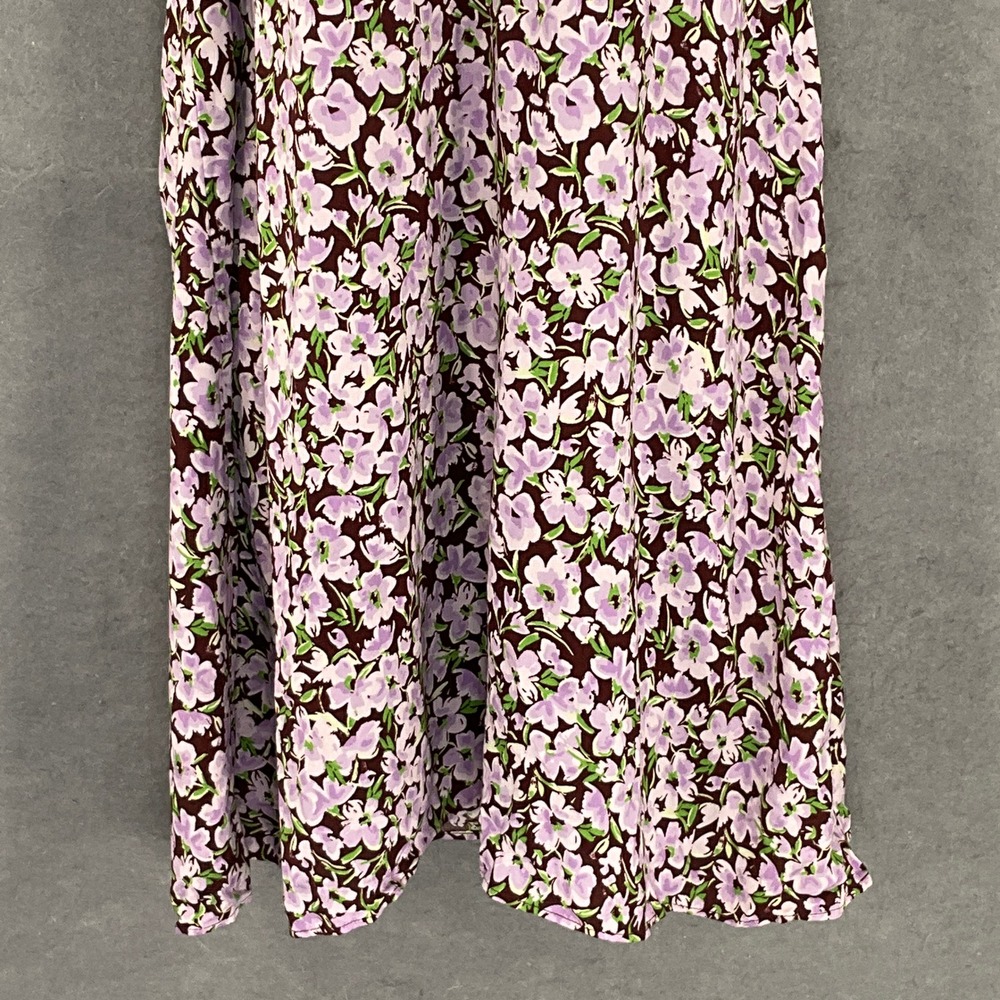 BP Floral Print Slip Dress Dainty Cottage Babydoll Embroidered Trim Sz XL - Picture 5 of 13